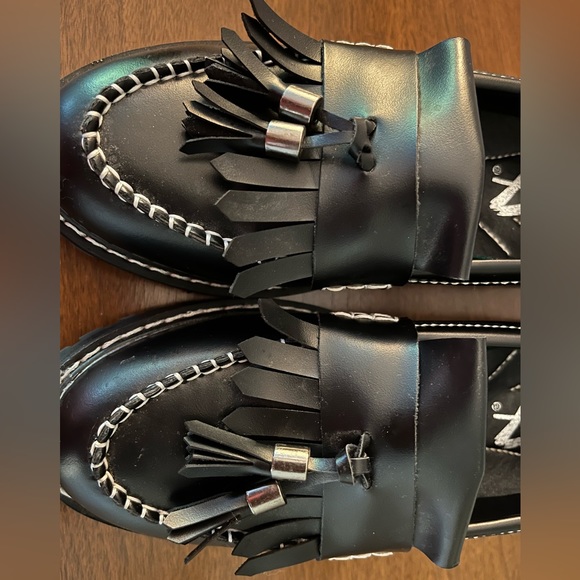 Black Tassel Loafers - Picture 3 of 7